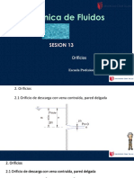 Orificios: Escuela Profesional de Ingeniería Civil