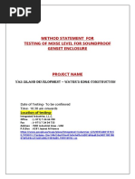 Method Statement For Testing & Commissioning of DG Set | PDF | Electric ...