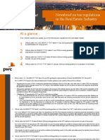 At A Glance... : Newsbrief On Tax Regulations in The Real Estate Industry