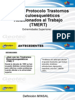 Difusión Protocolo Trastornos Musculoesqueléticos Relacionados Al Trabajo