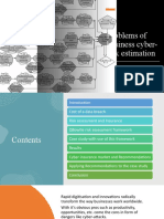 Problems of Business Cyber-Risk Estimation