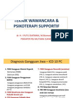 Teknik Wawancara Dan Psikoterapi Supportif