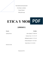 Etica y Moral I Unidad