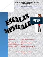 Cartilla de Las Escalas Musicales