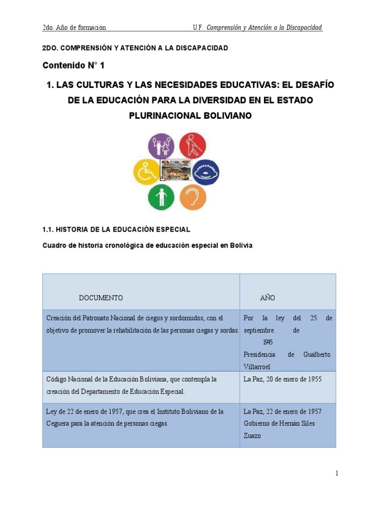 Historia de La Discapacidad en Diferentes Enfoques | PDF | Educación ...