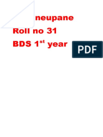 Riyaneupane Bds 1st Year