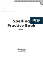 Spelling Practice Book: Grade 3