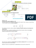 S12 - 2do - Matemática - Matrices Multiplicación