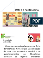 A Crise de 1929 e o Nazifascismo