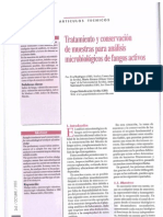 2005 - Tratamiento y conservación de muestras para análisis microbiológicos de fangos activos (tec)