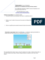 Equilibrio de masas en la simulación PhET