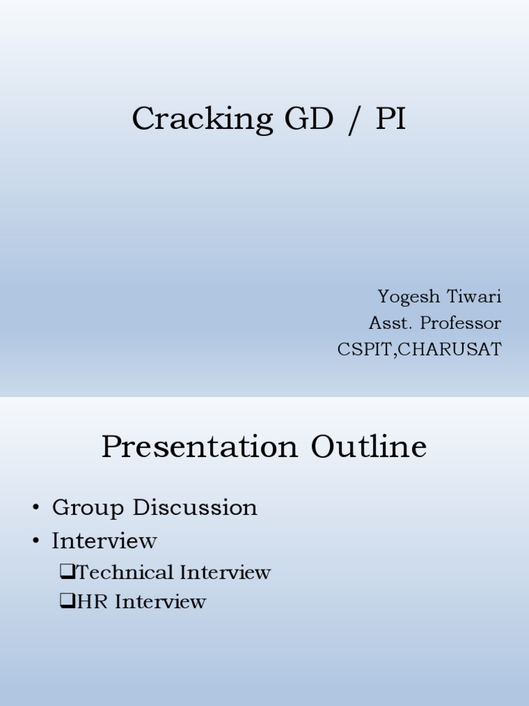 Mastering GD and Interview Skills | PDF | Communication