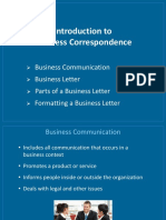 Introduction to Business Correspondence
