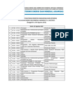 Jadwal Poseba TA 2021-2022