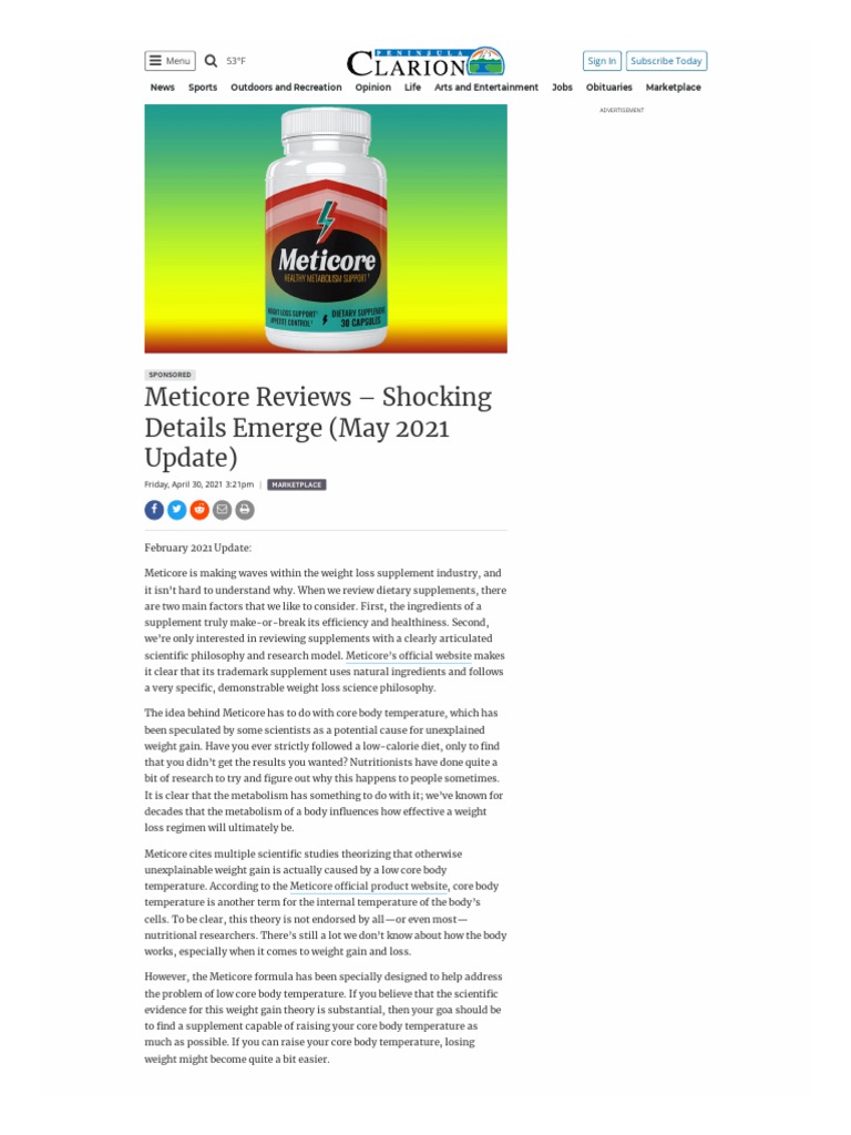 Meticore Reviews Shocking Details Emerge (May 2021 Update) 2 PDF