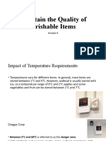 Maintain The Quality of Perishable Items Session 4