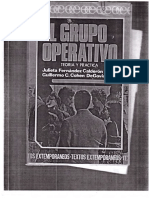 Grupo Operativo. Teoría y Práctica