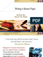 Writing A Review Paper: Abd Karim Alias@2010