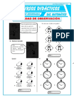 Capacidad de Observacion para Segundo de Secundaria