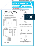 Ejercicios de Induccion para Segundo de Secundaria