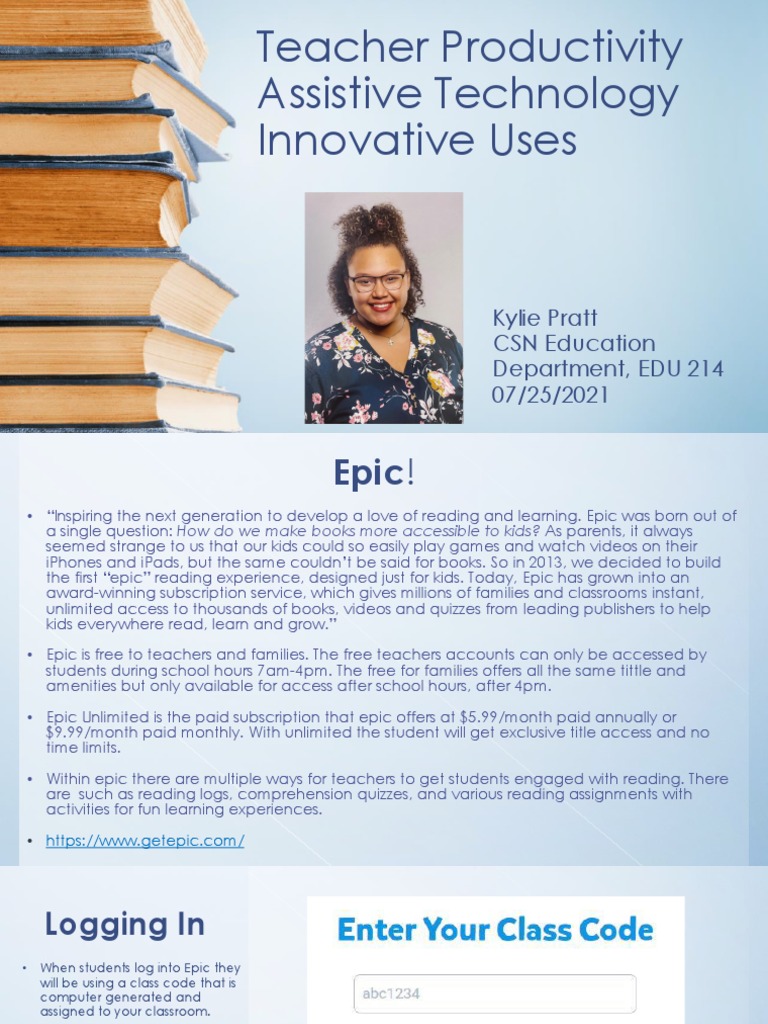 Teacher Productivity-Assistive Technology-Innovative Uses | PDF | Quiz ...