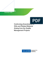 IAASB Quality Management Conforming Amendments