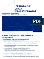 Instructivo trabajos cerca líneas eléctricas