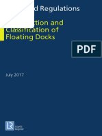 Rules For The Construction and Classification of Floating Docks - July 2017