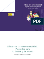 Educar en La Corresponsabilidad Propuestas para La Familia y La