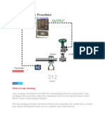 Loop Cheking Procedure