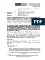 Idoneidad Del Servicio y Prescripción-Seguros Rímac