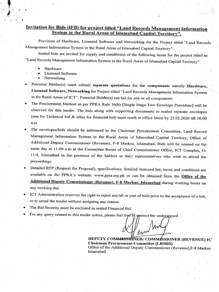 Land Record Management Information System in TH Erural Areas of Ict