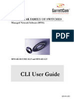 CLI User Guide: Magnum 6K Family of Switches
