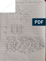 Simultaneous Increase and Decresae in Demand and Supply