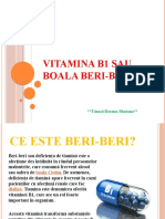 Vitamina B1 Sau Boala Beri-Beri