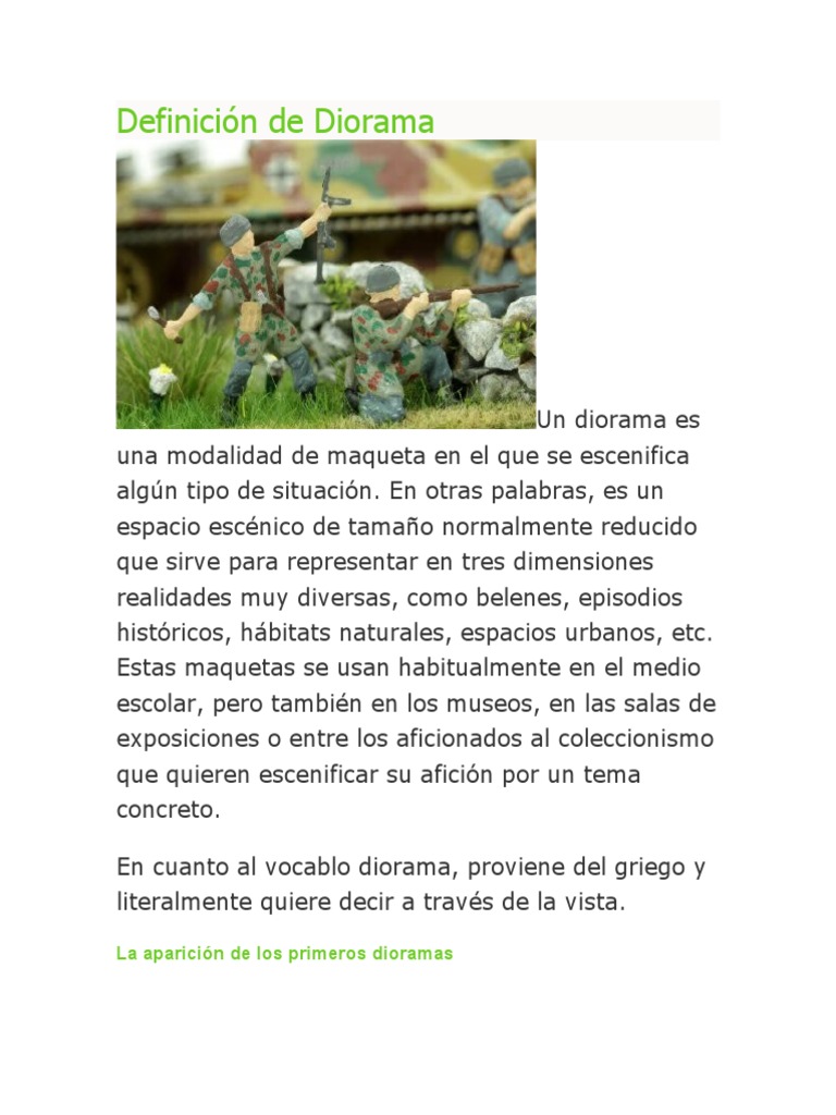 Diorama visual data 2