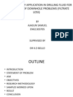 Nanotechnology Application in Drilling Fluid For Management of Downhole Problems (Filtrate Loss)