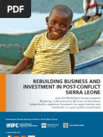 Download Rebuilding Business and Investment in Post-Conflict Sierra Leone by International Finance Corporation IFC SN51819619 doc pdf
