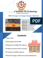 NIT Angul Super Market MIS Design