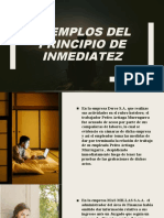 Ejemplos Del Principio de Inmediatez