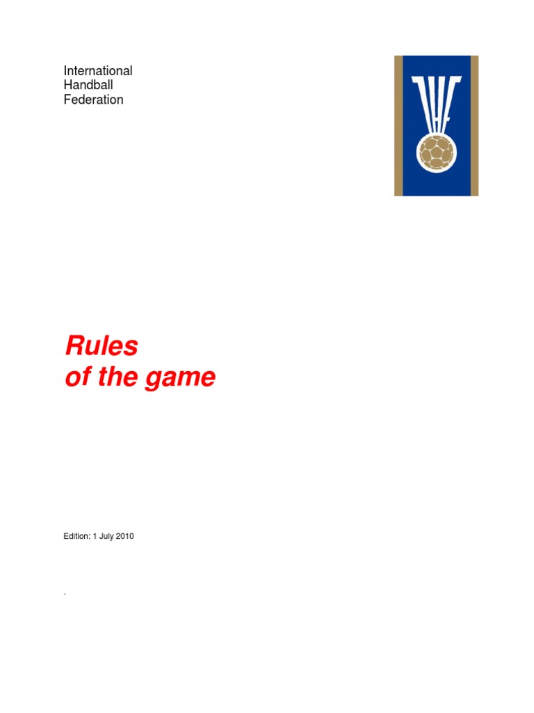 handball Referee Sports Rules And Regulations