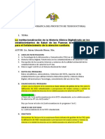 Ficha Catalografica Del Proyecto de Tesis Doctoral