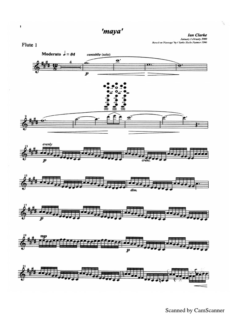 Maya Flute 1 PDF