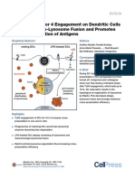 Alloati 2015 - TLR4 Engagement On DC Restrains Phago Lysosome Fusion and Promotes Cross Presentation of Antigens