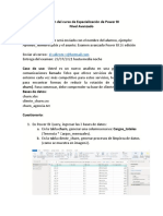 Examen Del Curso de Especialización de Power BI Nivel Avanzado Indicaciones