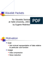 Wavelet Packets: For Wavelets Seminar at Haifa University, 2003-2004 by Eugene Mednikov