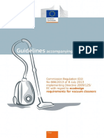 Commission Guidelines Ecodesign Requirements For Vacuum Cleaners