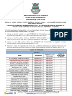 Concurso Tramandaí altera ordem provas