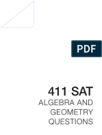 SAT Algebra and Geometry Questions