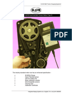 The CLAVIS Hand Held Belt Tension Meter (Type 4)